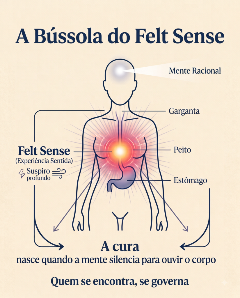 Ilustração representando o suspiro que precede a solução